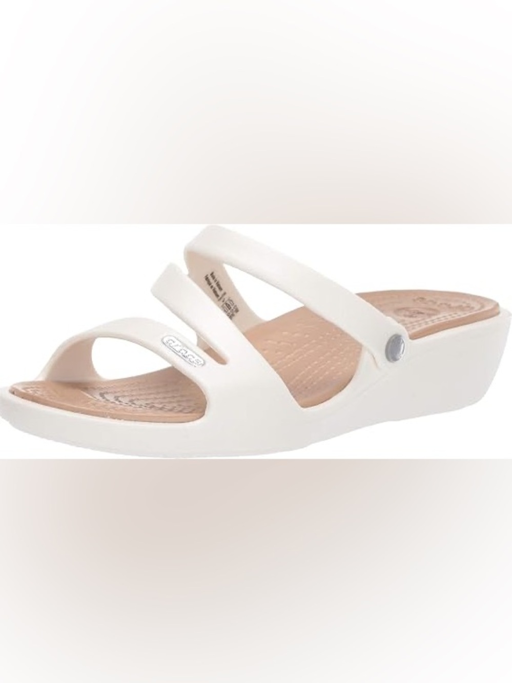 Women’s White Crocs Patricia sandals size 10